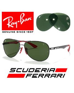 2x oryginalne soczewki wymienne > Ray-Ban 8313-M Ferrari