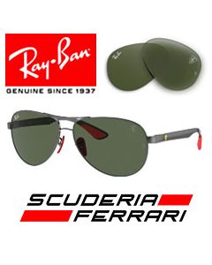 2x Oryginalne Soczewki Wymienne > Ray-Ban® 8331-M · Ferrari